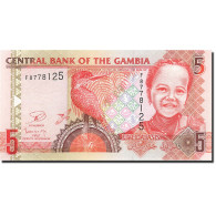 Billet, The Gambia, 5 Dalasis, 2001, Undated (2001), KM:20a, NEUF - Gambia