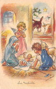 ¤¤   -   Illustrateur  " Germaine BOURET "   -  Nativité  -  Crèche  -  Boeuf , Ane  -  ¤¤ - Bouret, Germaine