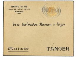 COLONIAS ESPAÑOLAS: TANGER. 1922. HUELGA DE CORREOS. MADRID A TÁNGER. Carta Transportada Por... - Altri & Non Classificati