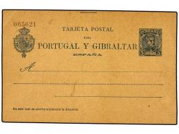 MARRUECOS. 1908. Entero Postal De 5 Cts. Verde Con Habilitación TETUAN En Negro.... - Altri & Non Classificati