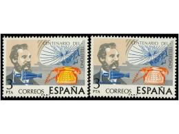 ** ESPAÑA. Ed.2311ed. 3 Ptas. Multicolor. ERROR DE IMPRESIÓN, Teléfono Rojo Y... - Other & Unclassified