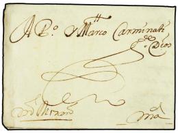 ESPAÑA: PREFILATELIA. 1655. ALICANTE A MADRID. Carta Completa Con Indicación De Porte Manuscrita... - Sonstige & Ohne Zuordnung