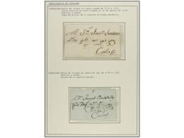 ESPAÑA: PREFILATELIA. 1779-1851. TARRAGONA. Colección De 11 Cartas (nº 8, 9, 10, 11, 12,... - Otros & Sin Clasificación