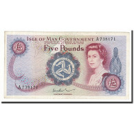 Billet, Isle Of Man, 5 Pounds, Undated (1972), KM:30b, SUP - 5 Pond