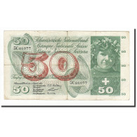 Billet, Suisse, 50 Franken, 1957-10-04, KM:47b, B - Suiza