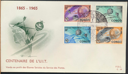 °°° CONGO - FDC - CENTENAIRE DE L'UIT - 1965 °°° - FDC