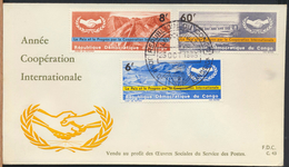 °°° CONGO - FDC - ANNEE COOPERATION INTERNATIONALE - 1965 °°° - FDC