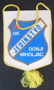 NK JEDINSTVO DONJI MIHOLJAC CROATIA, FOOTBALL CLUB, CALCIO OLD PENNANT - Apparel, Souvenirs & Other