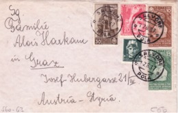 Lettera Pluriaffrancata Da Salvore (Pola)per Vienna Tariffa Accordo Di Portorose E771 - Marcophilie