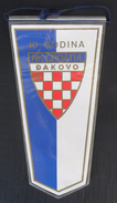 NK CROATIA DJAKOVO CROATIA, FOOTBALL CLUB, CALCIO OLD PENNANT - Habillement, Souvenirs & Autres