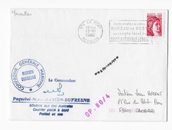 Paquebot-mixte Marion Dufresne Missions Aux Iles Australes - Covers & Documents