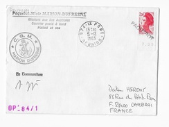 Paquebot-mixte Marion Dufresne Missions Aux Iles Australes, Cie Générale Maritime - Covers & Documents