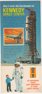 KENNEDY SPACE CENTER  BROCHURES NASA TOURE OPERATED BY TWA - Publicidad