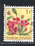 RUANDA URUNDI    1953 Indigenous Flora USED & HINGED WRITTEN ON THE SCANN - Ongebruikt