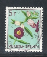 RUANDA URUNDI    1953 Indigenous Flora USED & HINGED WRITTEN ON THE SCANN - Unused Stamps