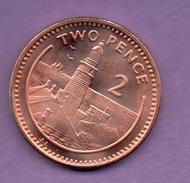 GIBRALTAR - 2 PENCE 2000 - Gibilterra