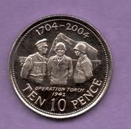 GIBRALTAR - 10 PENCE 2004 - Géorgie