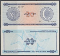 1985-BK-108 CUBA EXCHANGE CURRENCY 1985 20$ . C. UNC. - Cuba