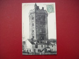Carte Postale Ancienne D'Oudon: La Tour -Café Chauveau "sert à Boire Et à Manger" - Oudon