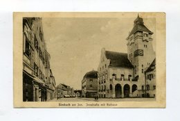 1919 Bayern Photokarte Simbach Am Inn Innstrasse Mit Rathaus - Simbach