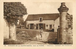 - Indre Et Loire -ref-A707 - Beaumont La Ronce -communs Du Chateau De La Haute Barde - Chateaux - Avenir Du Proletariat - Beaumont-la-Ronce