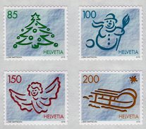 Switzerland - 2016 - Christmas - Mint Self-adhesive Stamp Set - Nuovi