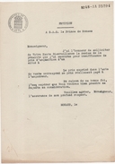 FISCAUX DE MONACO PAPIER TIMBRE à 10 Fr "blason" Sur Document Vierge Papier Numeroté N°48 AA 35294A - Fiscales