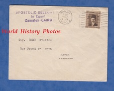 Enveloppe De 1942 - ZAMALET , Cairo - Apostolic Delegation In Egypt - Le Caire - Covers & Documents