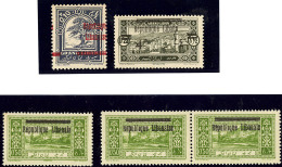 Variétés. Nos 84 (surch. à Cheval), 85 ("Libanais", Deux Dont Un En Paire Avec Normal), 90 ("Libana - Other & Unclassified