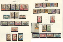 Collection. 1904-1966 (Poste, PA, Taxe), Des Valeurs Moyennes Et Séries Complètes, Des Doubles Obl Et Des - Other & Unclassified