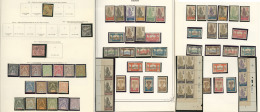 Collection. 1886-1933 (Poste, Taxe), Valeurs Moyennes Et Séries Complètes, + Nombreux Doubles Obl Constitu - Andere & Zonder Classificatie