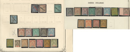 Collection. 1892-1893 (Poste), Diverses Valeurs Type Groupe Dont Qqs Ex Obl. - TB - Other & Unclassified