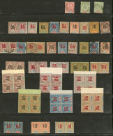 Collection. 1912-1965 (Poste, PA, Taxe, CPx), Valeurs Moyennes Et Séries Complètes, Ex * Avant 1912. - TB - Andere & Zonder Classificatie