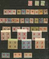 Collection. 1912-1965 (Poste, PA, Taxe, CPx), Valeurs Moyennes Et Séries Complètes, Ex * Avant 1912. - TB - Other & Unclassified