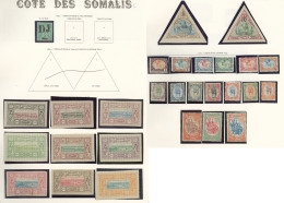 Collection. 1894-1965 (Poste, PA, Taxe), Des Valeurs Moyennes Et Séries Complètes, Des Doubles Obl Et Qqs - Andere & Zonder Classificatie