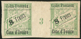 Colis Postaux. Millésimes. No 17, Paire Mill. 3, Fortes Charnières Mais TB. - R (tirage 20, Cote Maury) - Other & Unclassified