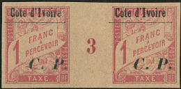 Colis Postaux. Millésimes. No 15, Paire Mill. 3. - TB (cote Maury) - Andere & Zonder Classificatie