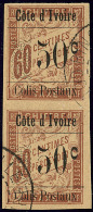 Colis Postaux. "50" Avec Gros "0". No 6a + 6 En Paire Verticale. - TB - Altri & Non Classificati