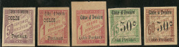 Colis Postaux. Nos 1, 2, 4 Cdf, 5, 6. - TB - Altri & Non Classificati