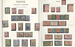 CILICIE. Collection. 1919-1920 (Poste, Taxe), Valeurs Moyennes Et Séries Complètes, Qqs Doubles Dont Des O - Altri & Non Classificati