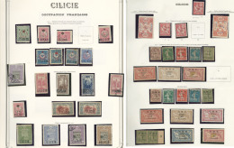 CILICIE. Collection. 1919-1920 (Poste, Taxe), Valeurs Moyennes Et Séries Complètes, Qqs Doubles Dont Des O - Other & Unclassified