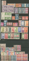 Lot. 1925-1954 (Poste), Valeurs Et Séries Diverses, Qqs Ex ** Ou Obl. - TB - Vide