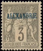 Non émis Type I "N Sous B". No 3 (3c Gris). - TB. - RR (qqs Rares Pièces Connues, Cf. Yvert Spé. 19 - Andere & Zonder Classificatie