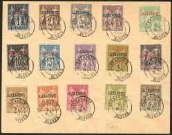 Nos 1 à 18 (sauf 6, 8 Et 14), Sur Enveloppe Du 2 Mai 1902. - TB (cote Maury) - Other & Unclassified
