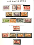 ALEXANDRETTE. Collection.   1938 (Poste, PA, Taxe), Complète Dont Des Obl Et Doubles. - TB - Altri & Non Classificati