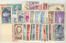 1927-1938 (Poste), Bonnes Et Moyennes Valeurs Entre Les N°246 Et 398. - TB - Verzamelingen