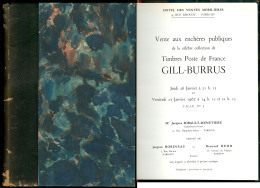 Ventes Aux Enchères. Gill-Burrus. Catalogues Des Ventes 1966-1967 En 1 Volume Relié Cuir. - TB - Zonder Classificatie