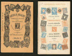 "Catalogue-Miniature" Arthur Maury De 1907 Et 1908. - TB. - R - Zonder Classificatie