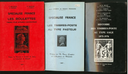 Les Types Sage, Pasteur Et Roulettes, Par Françon Et Joany, 3 Tomes Brochés, éd. 1977-1980. - TB - Zonder Classificatie