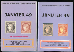 Inventaire Des Lettres De Janvier 1849, Par L'association Du Val De Durance, éd. Juin 1999 + Supplément Ma - Zonder Classificatie